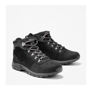 Timberland Mt. Maddsen Waterproof Mid Hiking Boot in Black NIB